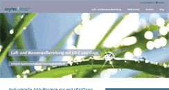 Desktop Screenshot of oxytec.com